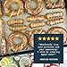 Eastern Standard Provisions True Love At First Bite Gift Box, Freshly Baked Meticulously Crafted Artisanal Soft Pretzels, Variety Pack with Gourmet Salt
