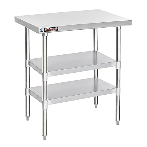 Miniatura 68 de DuraSteel - Mesa de trabajo de acero inoxidable para alimentos (grado comercial)