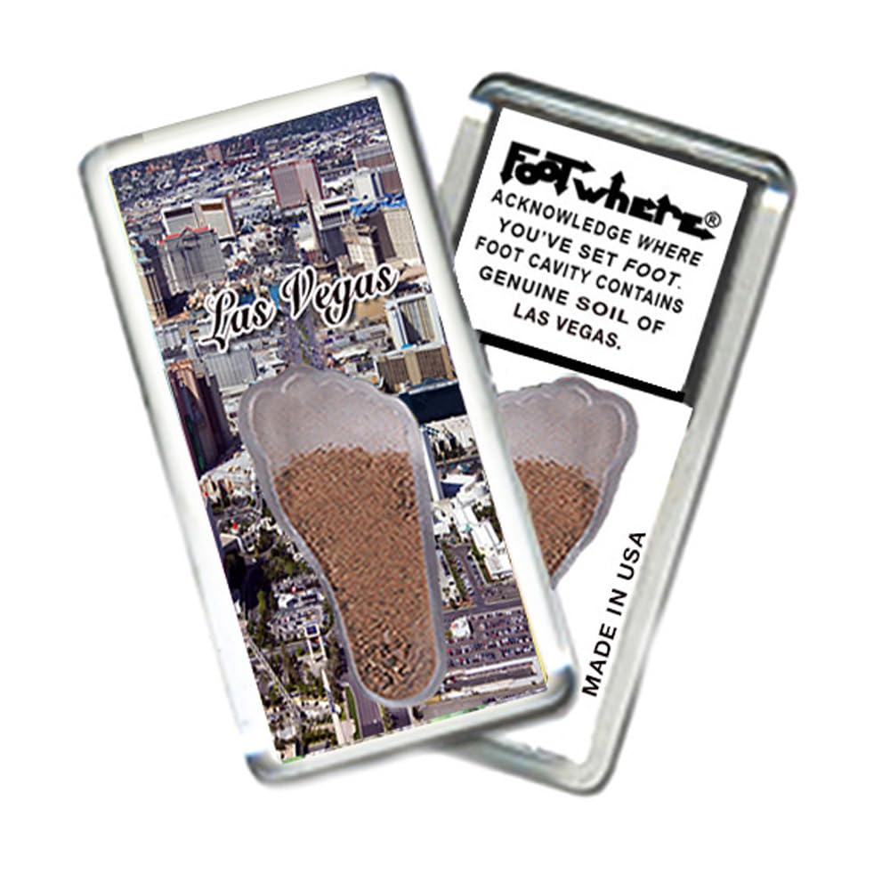 Magnet de réfrigérateur Las Vegas Footwhere pour décorer votre cuisine