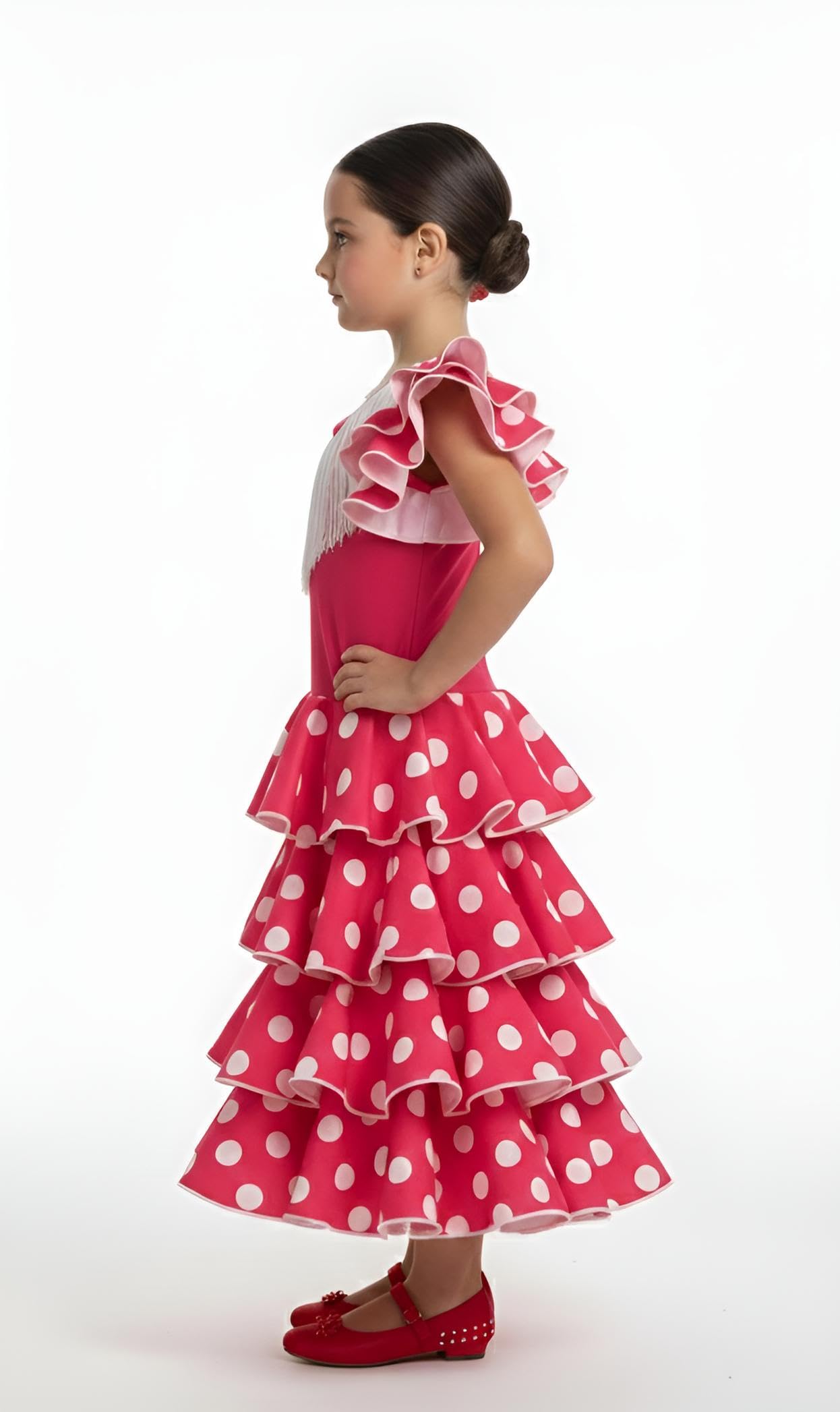 Vestido de niña para danza flamenco o sevillanas