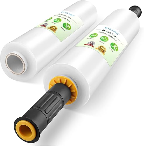 Miniatura 3 de BALEINE Bolsas de mudanza de gran tamaño (paquete de 6) + rollo de película elástica (paquete de 2)