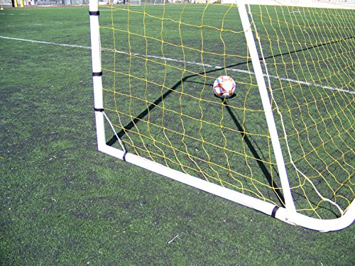 Official Size 24 X 8 X 5 Ft. Steel Soccer Goal. Heavy Duty Frame W/Net. Tournament, Regulation Fifa/Mls Size. Professional Portable Practice Training Aid. 24 X 8, 24X8(1Net) #TOP7