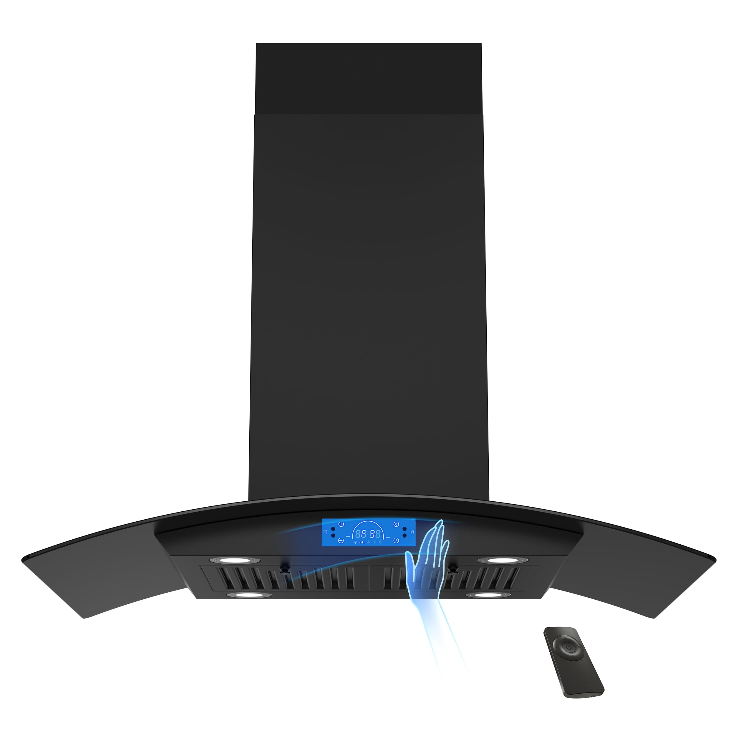 FIREGAS Black Island Range Hood