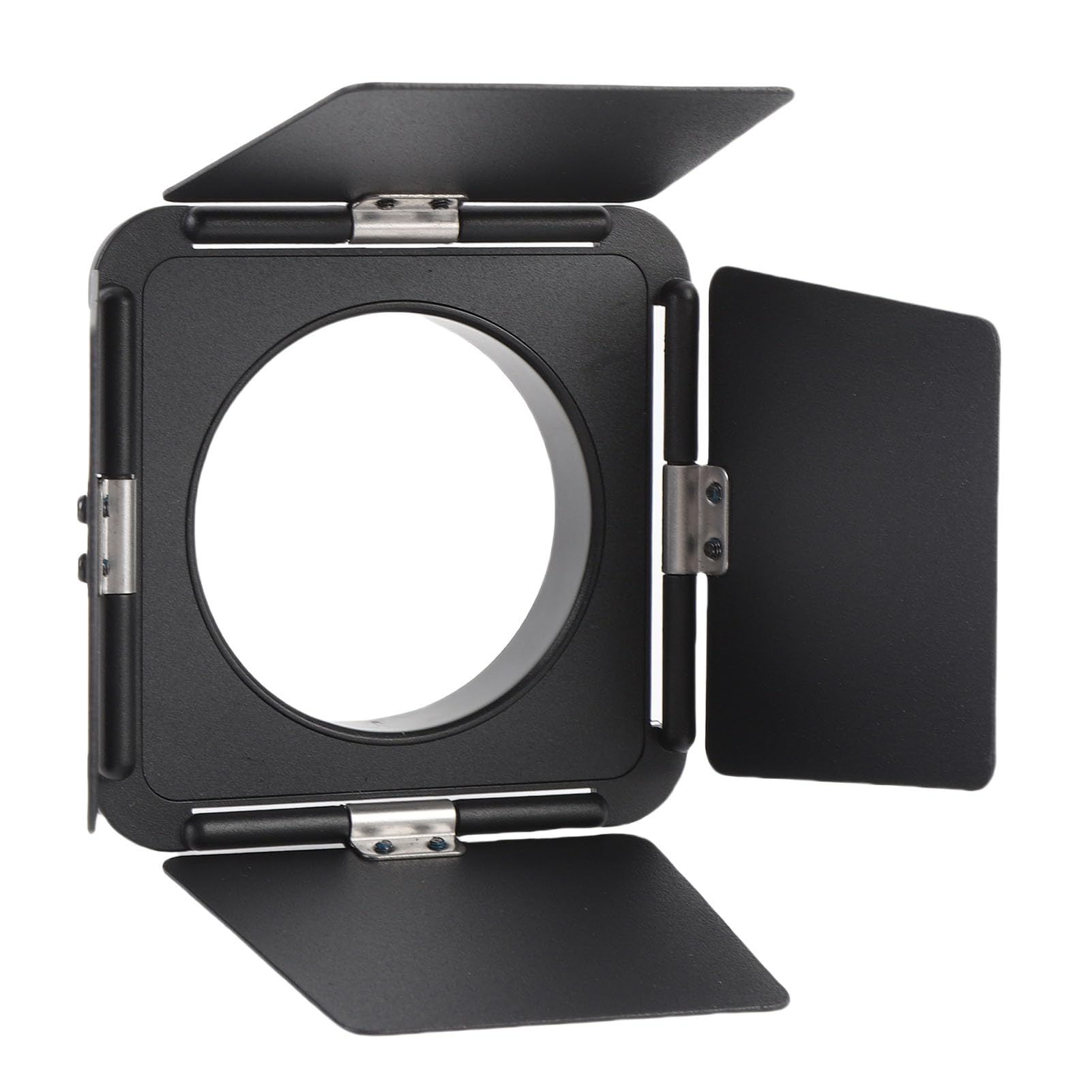 Einstellbare 4 Blattleuchte für Bowens Mount, Aluminiumlegierung Video Lichtstallentüren für, Kompakte Faltbare für Fotografie und Vlogging