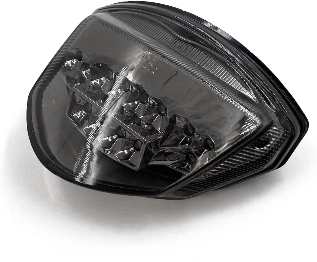 HONGK LED Tail Light For Suzuki GSXR 1000 2007-2008 - Smoke Lens Replacement Brake & Turn Signals