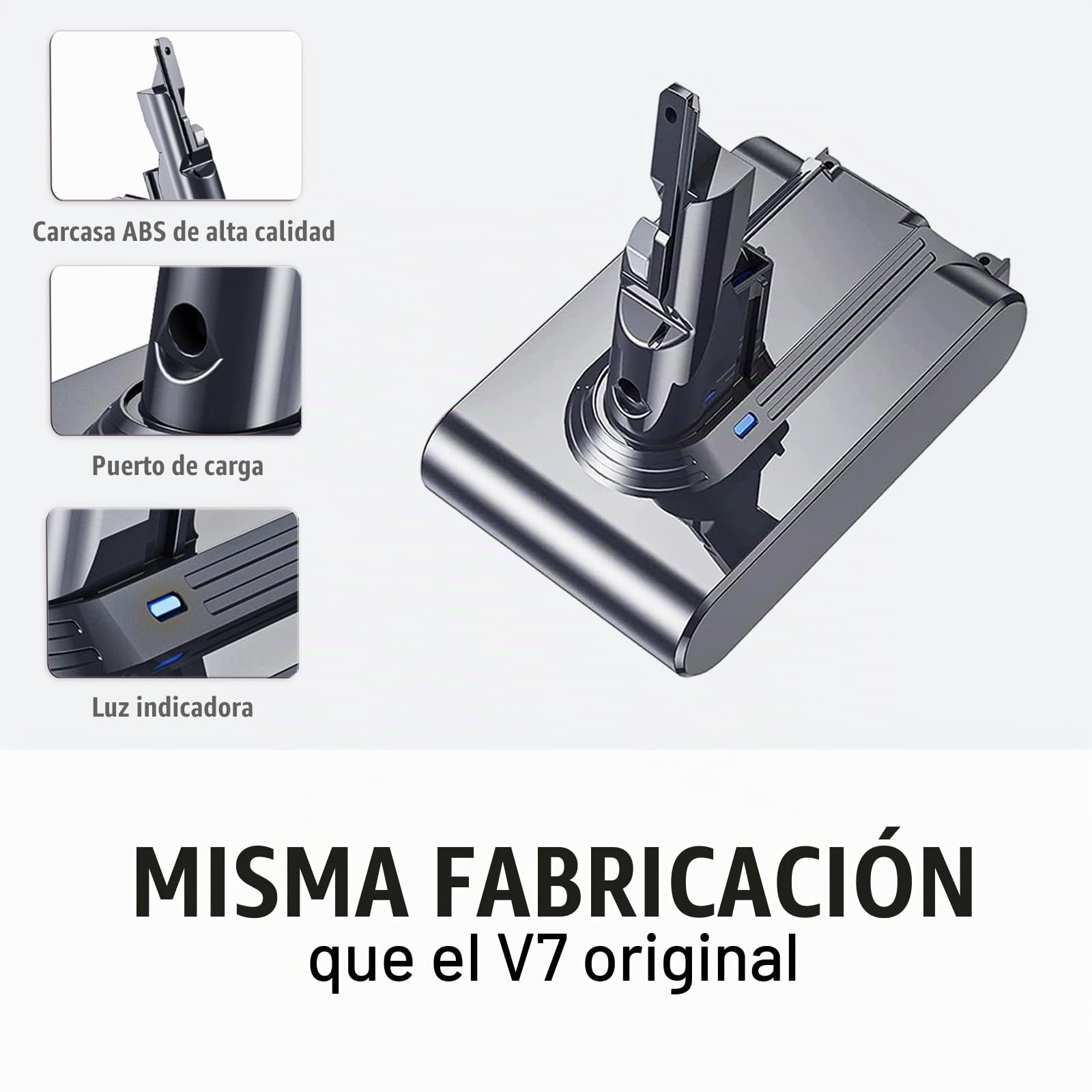 6000mAh Batería para Dyson V7 Motorhead Animal Trigger Total Clean Motorhead Pro SV11