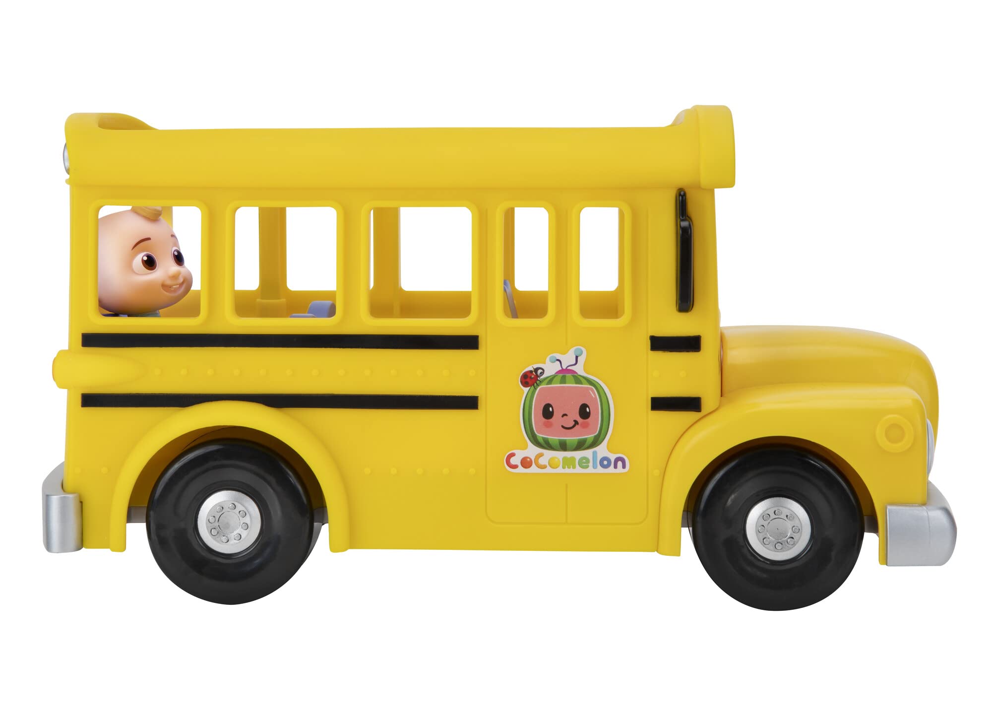 CoComelon CMW0137 Mitsing-Bus mit Musik und JJ Spielfigur, offizielle deutsche Sprachversion, für Kinder ab 2 Jahren, Gelbe