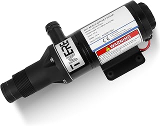 Upgraded 18590-2092 Macerator Pump,12V DC 12GPM Macerator Pump for Jabsco 18590-2092,4-Blade Chopper | Open Flow | Anti-Clog | Run-Dry | Self-Priming Up to 5 Ft, For RV Boat Yacht Toilet Kitchen