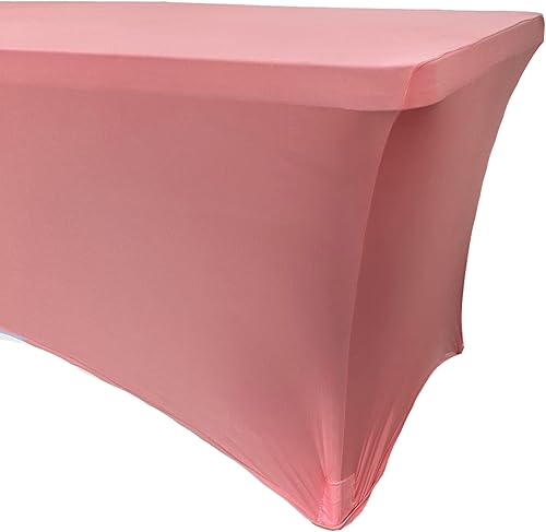 Miniatura 74 de YOUR CHAIR COVERS - Paquete de 2 manteles de mesa elásticos de elastano para mesas rectangulares de 6 pies, 72 pulgadas de largo x 30 pulgadas