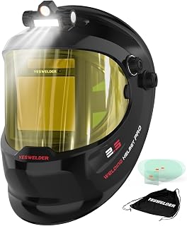 YESWELDER Auto Darkening Welding Helmet LED