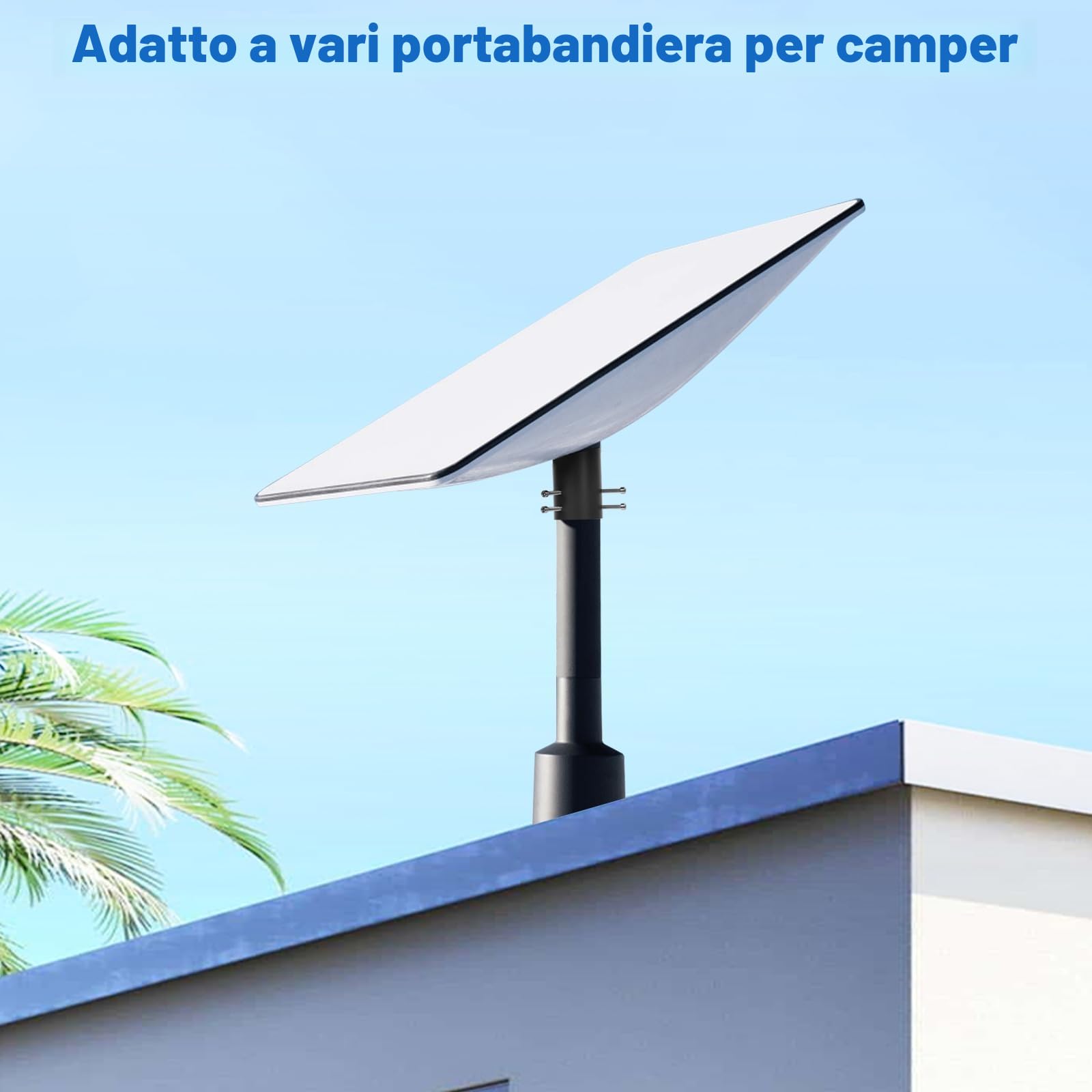 Adattatore per tubo Starlink Gen 3,Kit di montaggio regolabile Starlink per Starlink Internet Kit satellitare,kit di montaggio Starlink,montaggio Starlink Standard Gen3/V3 Kickstand Dishy