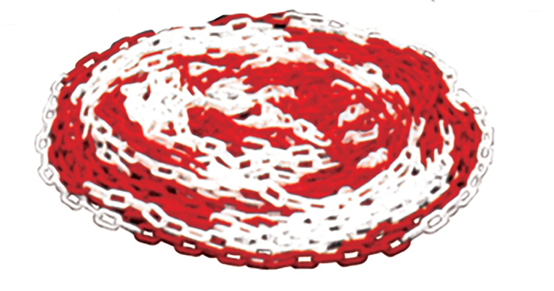 JSP Chaîne 6 mm 25 m Rouge/Blanc (HDC000-265-400)