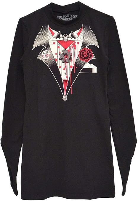 Amazon Co Jp Kreepsville666 クリープスヴィル666 ドラキュラワンピース Drsdp Black M 服 ファッション小物 Amazon Co Jp Kreepsville666 クリープスヴィル666 ドラキュラワンピース Drsdp Black M 服 ファッション小物