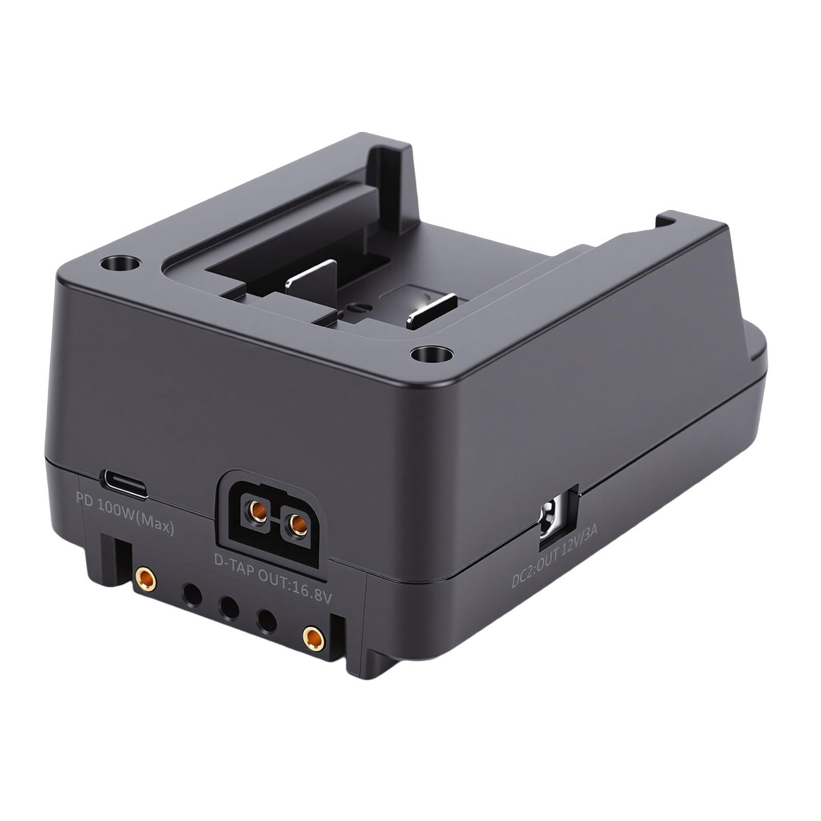 GOWENIC 2 Pezzi Piastra Adattatore V Mount per Batteria Fotocamera USB C