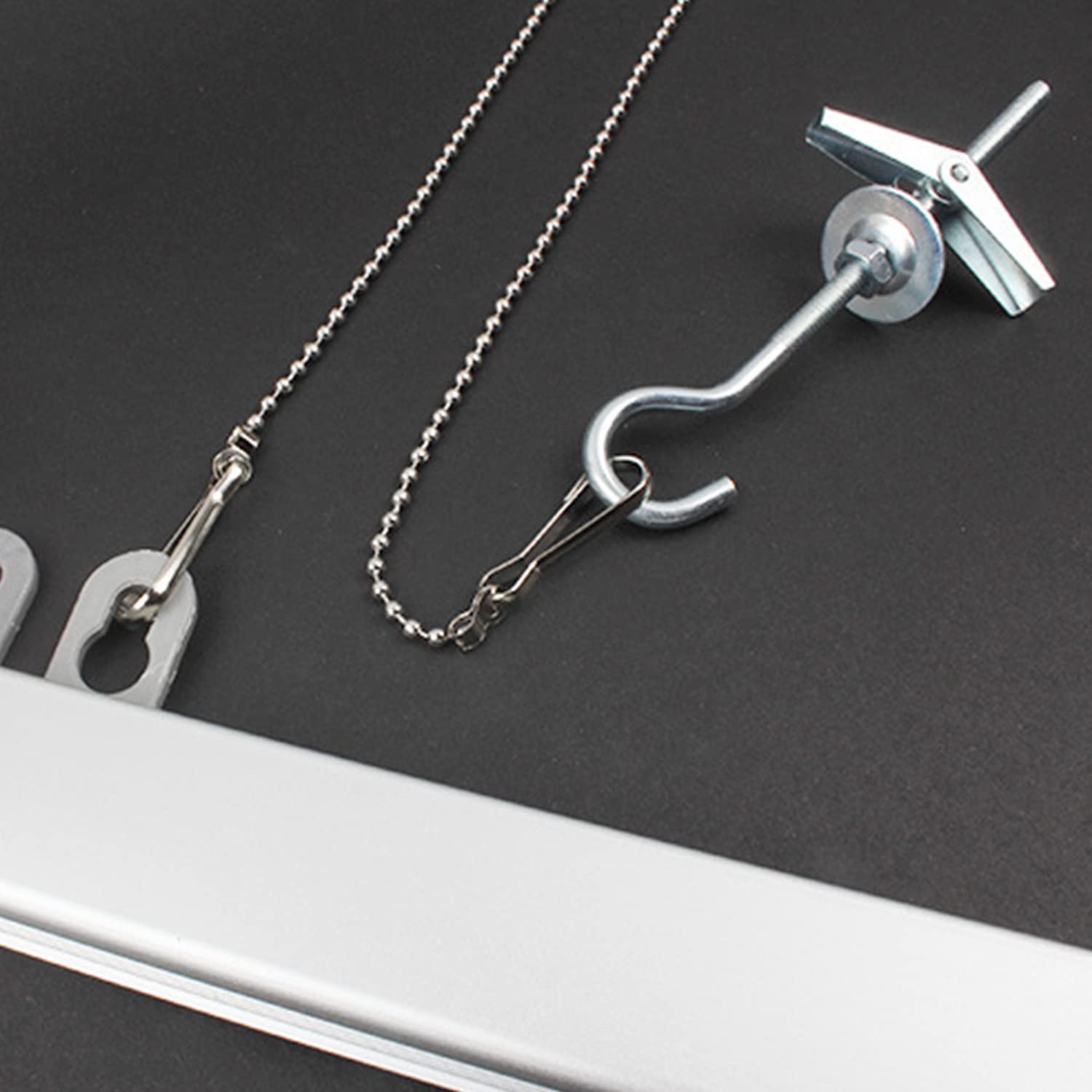 Ganci Per Lampadario A Soffitto - 5 Pezzi Con Tasselli Basculanti M6 - Foto 9