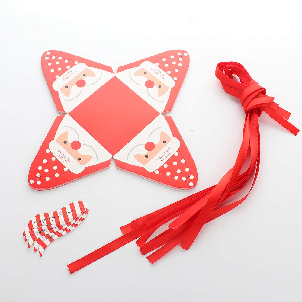 Alapaste Lot De 30 Boîtes Cadeaux Décoratives Pour Bonbons, Biscuits, Bonbons, Noël, Père Noël, Renne, Sapin De Noël, Emballage Cadeau Pour Festival, Vacances, Nouvel An (Père Noël
