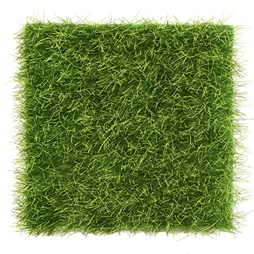 Micro relva para jardim, decoração de artesanato reutilizável de bonsai 10 unidades 7,5x7,5 cm faça