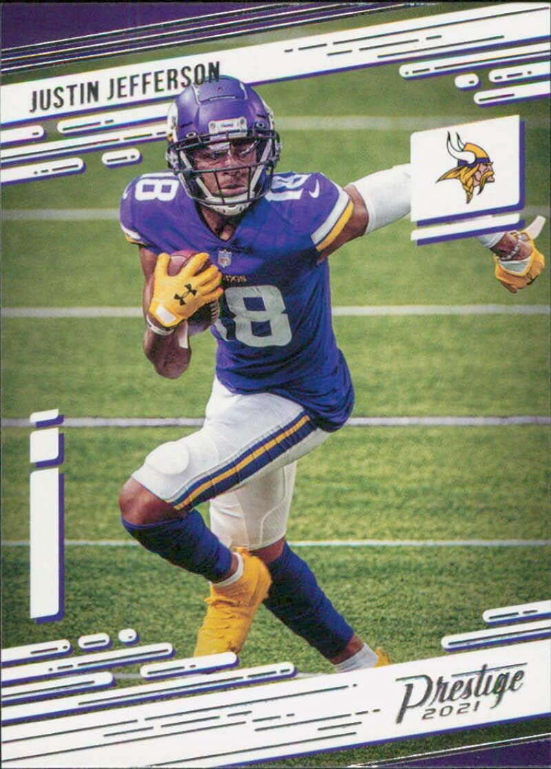 2021 Panini Prestige #157 Justin Jefferson Minnesota Vikings Football Card