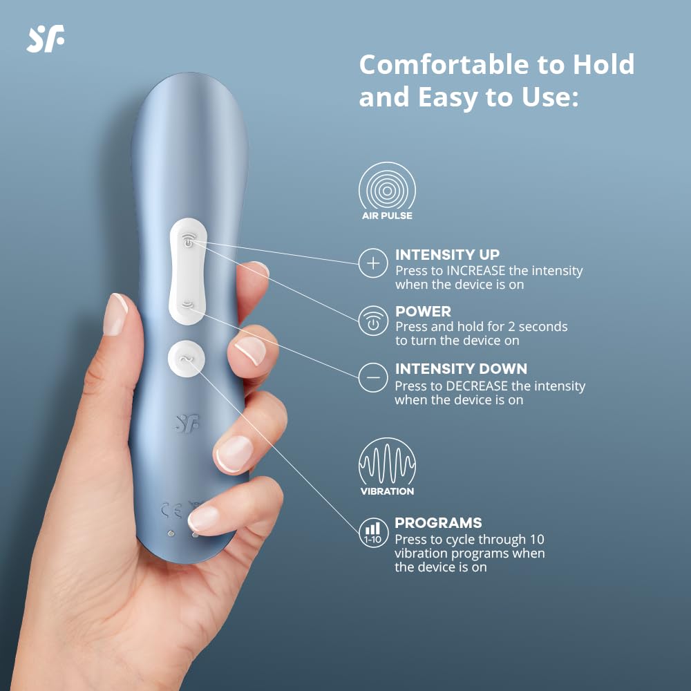 Satisfyer Pro 2 Succionador Clítoris Plus | Vibrador y Estimulador de Clítoris para Mujer | Juguete sexual extremo | Vibrador erótico Ondas de Presión para Ella | Juguetes sexuales