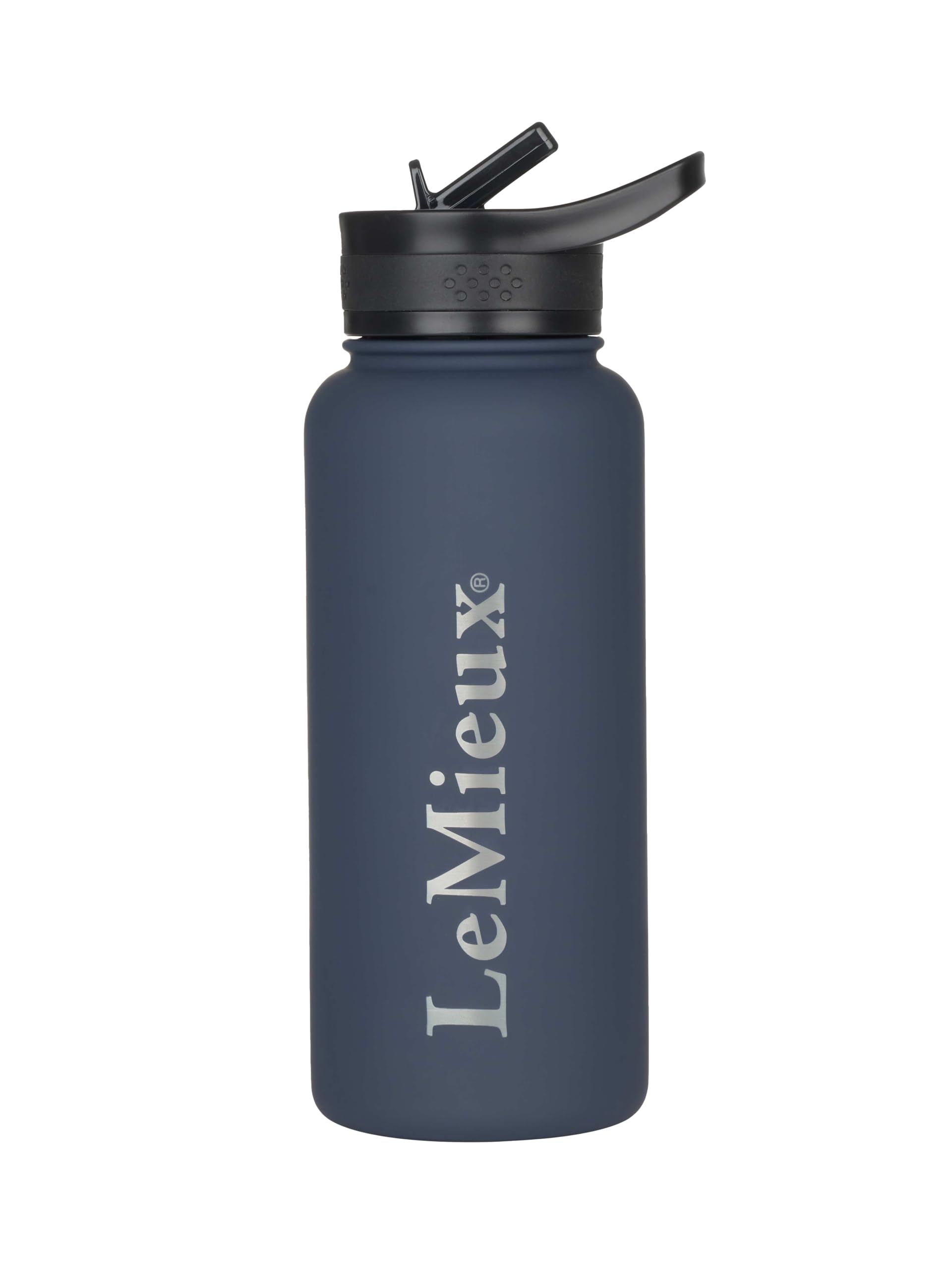 LeMieux Drinks Bottle - 0.9Litres - BPA Free Straw - Navy
