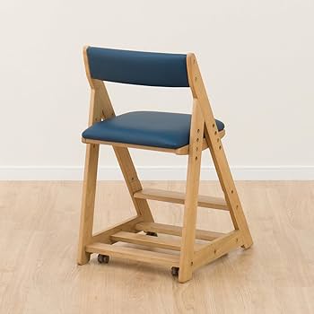 ニトリ木製イス2 Amazon.co.jp: ニトリ 学習イス SS ライトブラウン/ネイビー NITORI