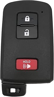 Replacement Key Fob Case Shell Fit for Toyota Tacoma Land Cruise Prius V RAV4 2016 2017 Keyless Entry Remote Control Car Key Fob Cover Housing (1)