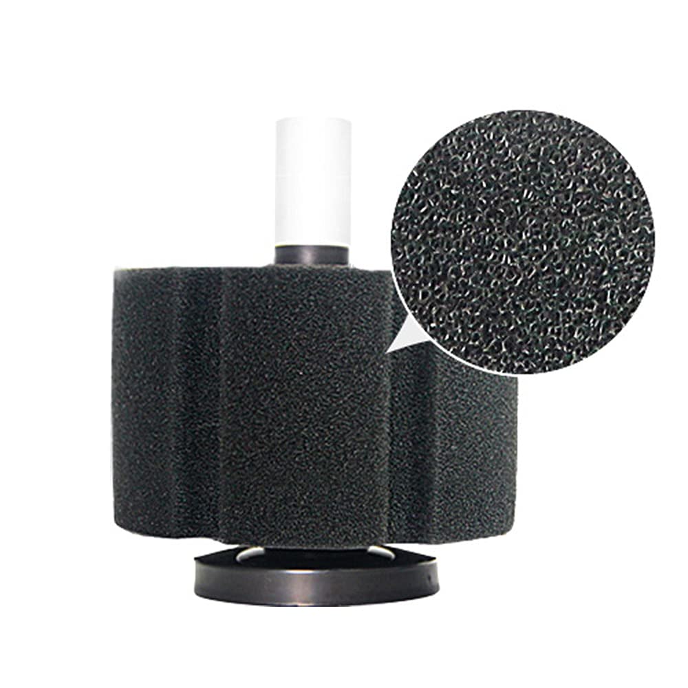 2 szt. XY-280 akwarium mini cylinder miękki biochemiczny filtr gąbkowy 2 szt. czarny