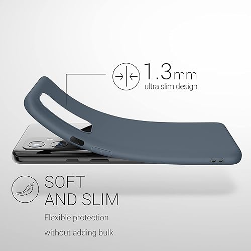 Miniatura 2 de kwmobile Funda compatible con OnePlus 9 (versión EUNA) - Funda protectora de silicona TPU suave y delgada - Verde bosque