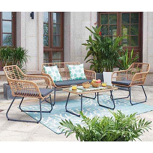 Table Basse en Verre Surabaya meuble de salon rectangulaire transparent moderne - 3
