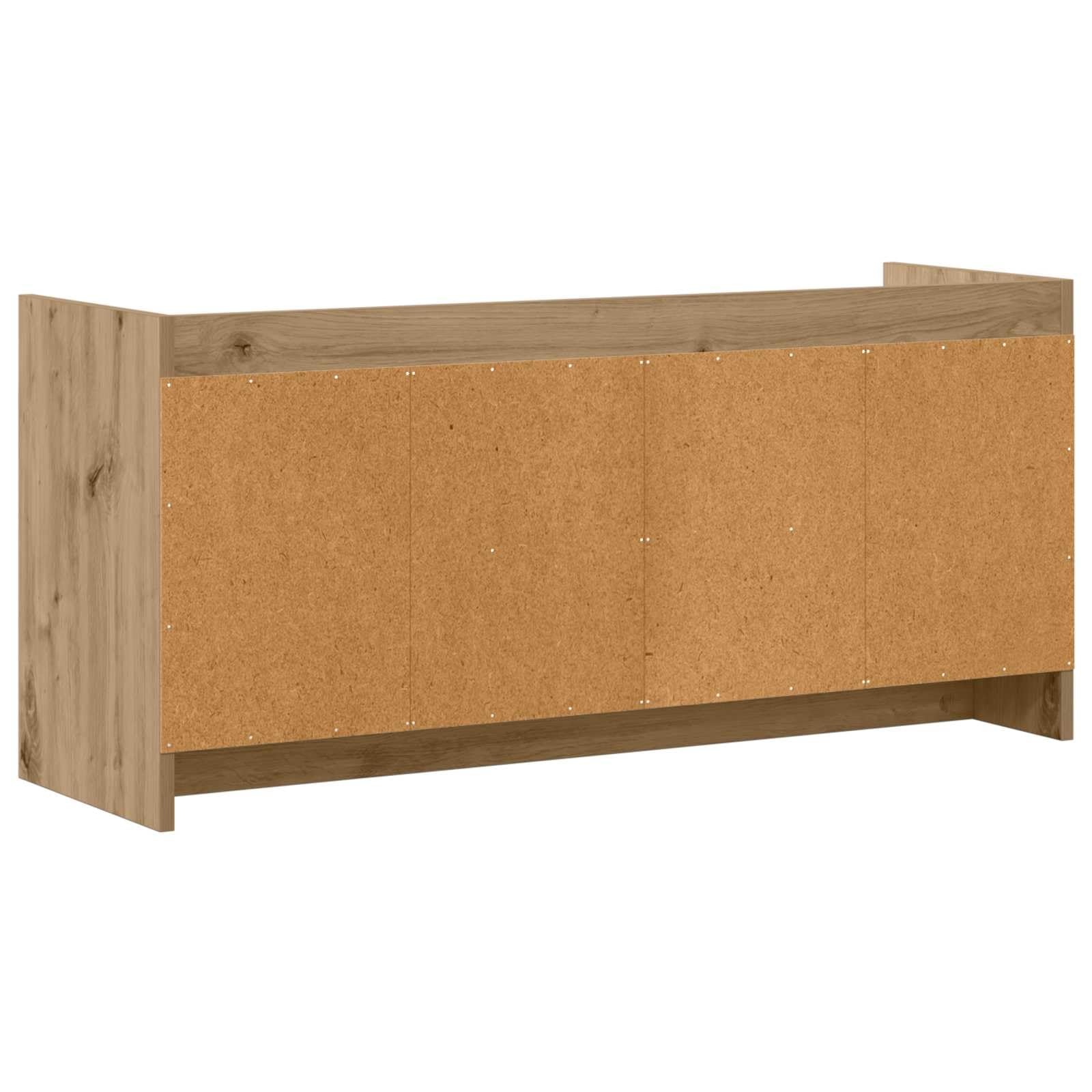 Drewniana szafka pod telewizor Inżynieria 102x33x47 cm Dub Artisan