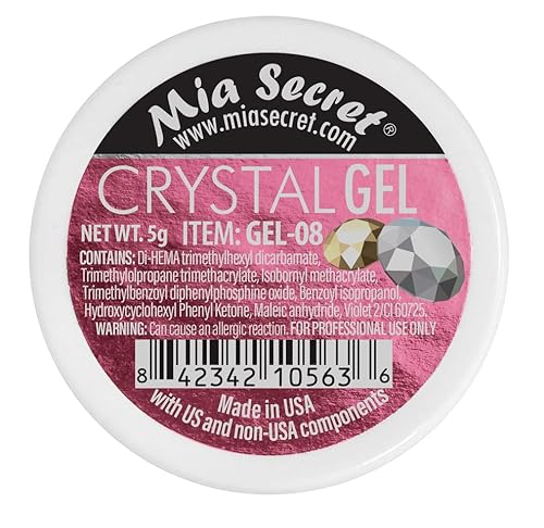 Mia Secret 7g LED/UV Gel Secure Diamonds Crystals - New GUMMY JELLY like