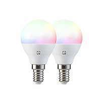 Garza Smart - Confezione da 2 Lampadine LED Smart Wifi Sferiche G45 E14 5W (equivalenza 40W)