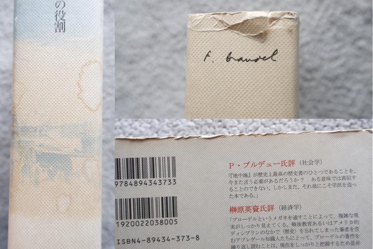 ブローデル『地中海 Ⅰ～Ⅴ』、浜名優美『ブローデル『地中海』入門