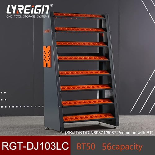 Miniatura 3 de LYREIGN RGT-DJ103LC Soporte de herramientas CNC carro bt40 portaherramientas modelo completo CNC portaherramientas almacenamiento de gran capacidad