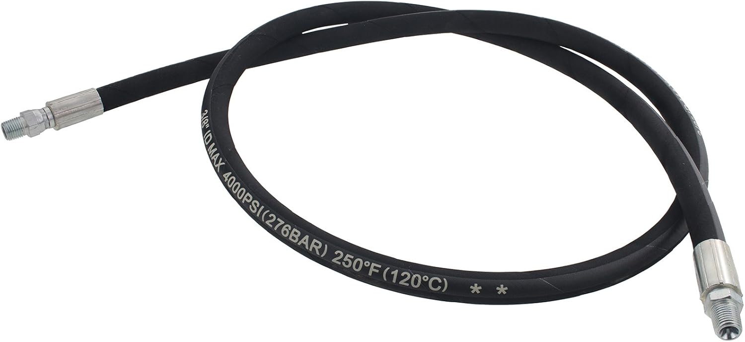 Erie Tools Replacement Hose for Pressure Washer Surface Cleaners 1/4" NPTM to 1/4" NPTM 4000 PSI