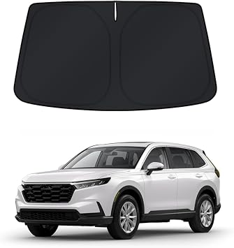 KUST Windshield Sun Shade for Honda CR-V 2023 2024 2025 2026 CRV Accessories Sunshade Front Window Shade Cover Sun Visor Shield Protector Foldable Block UV Rays Keep Vehicle Cool