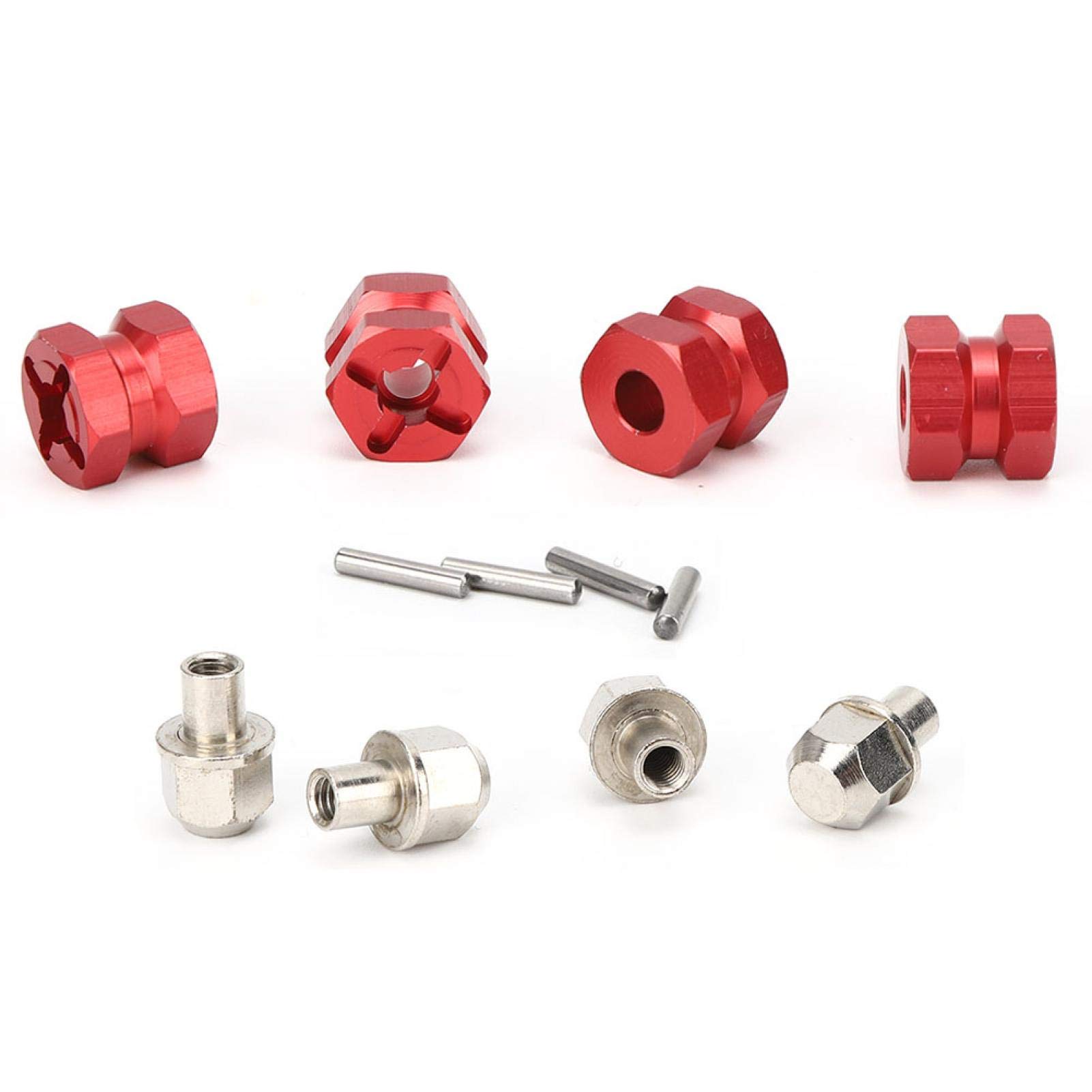 AJRC – moyeu hexagonal de roue de 12MM, épaisseur 8/9/10mm pour 1/10 RC chenille axiale SCX10 II 90046/47 RC pièce de voiture, 4 pièces
