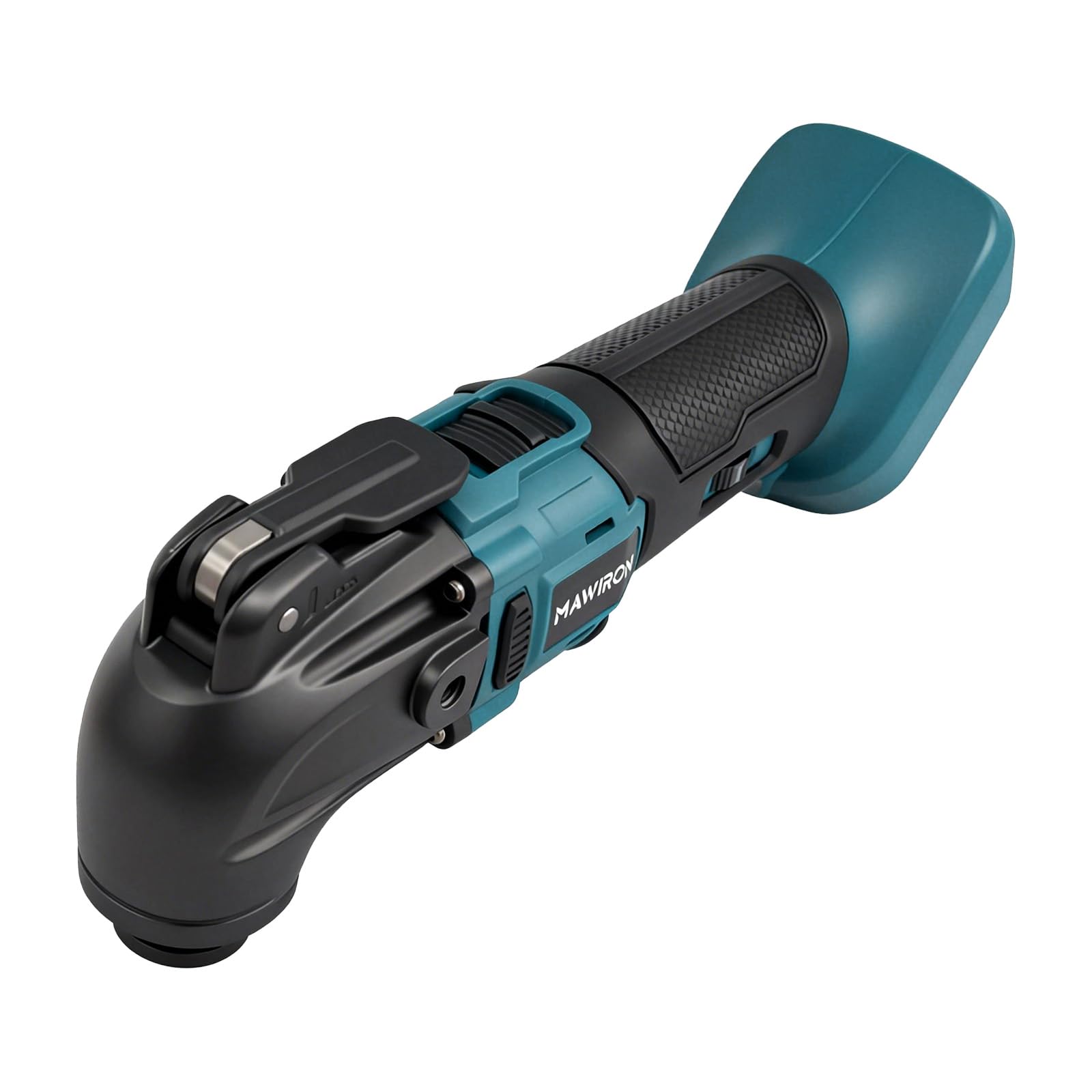 Herramienta oscilante de batería de 20 V con 2 baterías de 3000 mAh y cargador, herramienta multifunción con 6 velocidades variables, ángulo de oscilación de 4°, incluye 16 accesorios