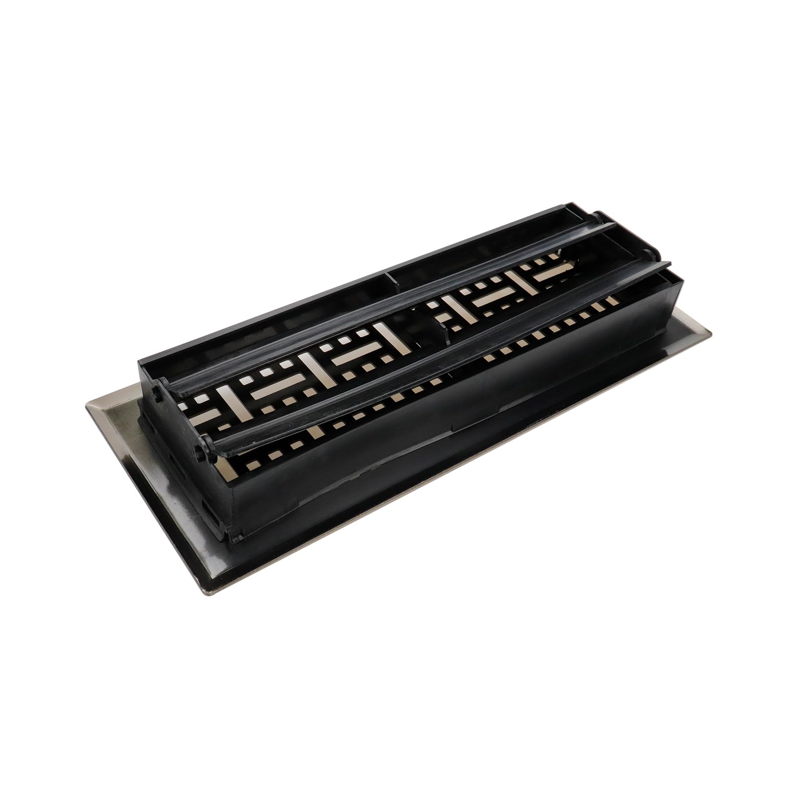Woogim Bodenregister Retro-Design – Gusseisen, Antik-Bronze, 34 X 9 Cm, Für Heizung/Lüftung