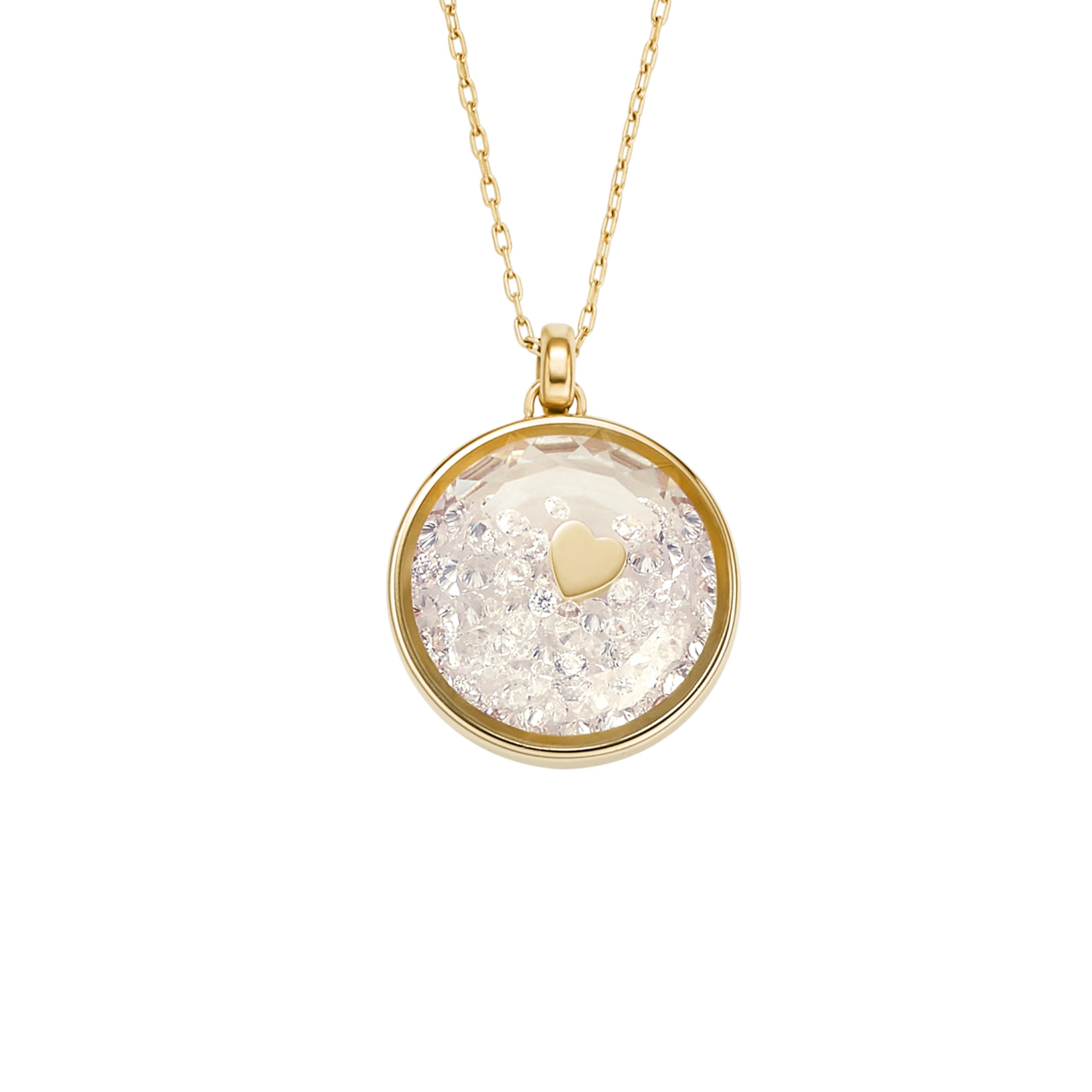 Fossil Locket Necklace for Women