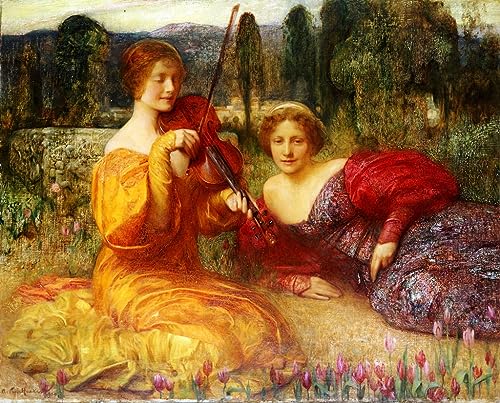 Tableau toile Arthur Hacker pour la décoration murale du salon