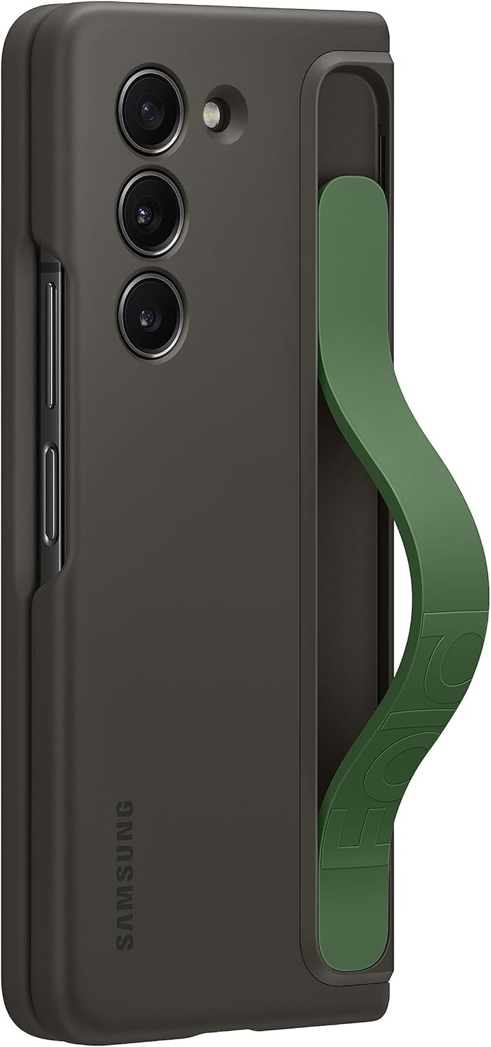 SAMSUNG Galaxy Z Fold5 Standing Phone Case with Strap, Protective Cover with Kickstand; Hands-Free Viewing Attachments Included, US Version, EF-MF946CBEGUS, Graphite