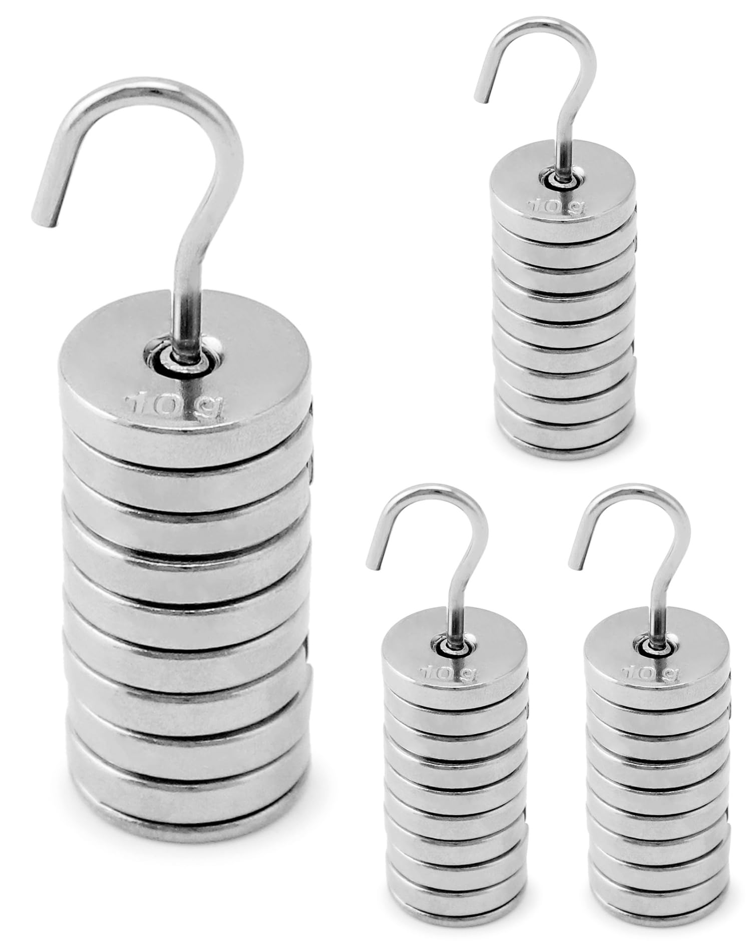 Lab Weights Set - 100g Chromium Slotted Weights -1 Lab Weights Set - 100g Chromium Slotted Weights -1