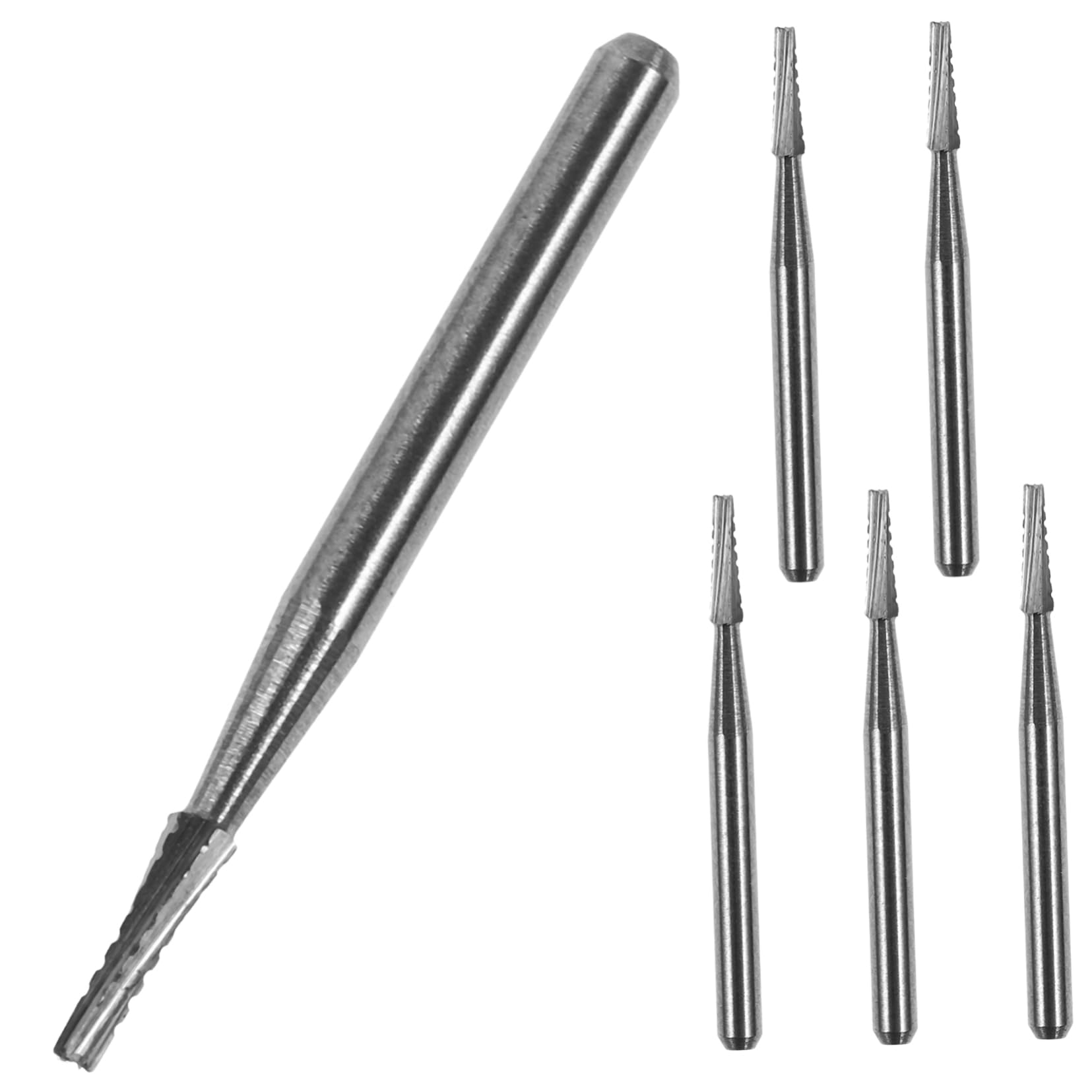 Amosfun 5 Series Herramienta De Reparación De Vidrio Tungsteno Reparación De Chips De Parabrisas Herramienta De Reparación del Parabrisas Kit De Reparación De Ventanas Plata 5 Piezas X 5