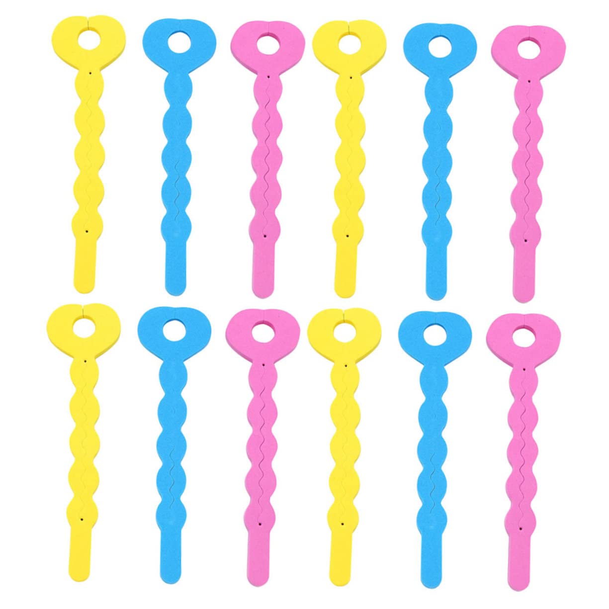 Ipetboom 24Pcs Hair Roller Curler Soft Sponge Curling Strips for Effortless Curls Hair Styling Tool for Beautiful Wavy Hair Easy to Use and Gentle Hair