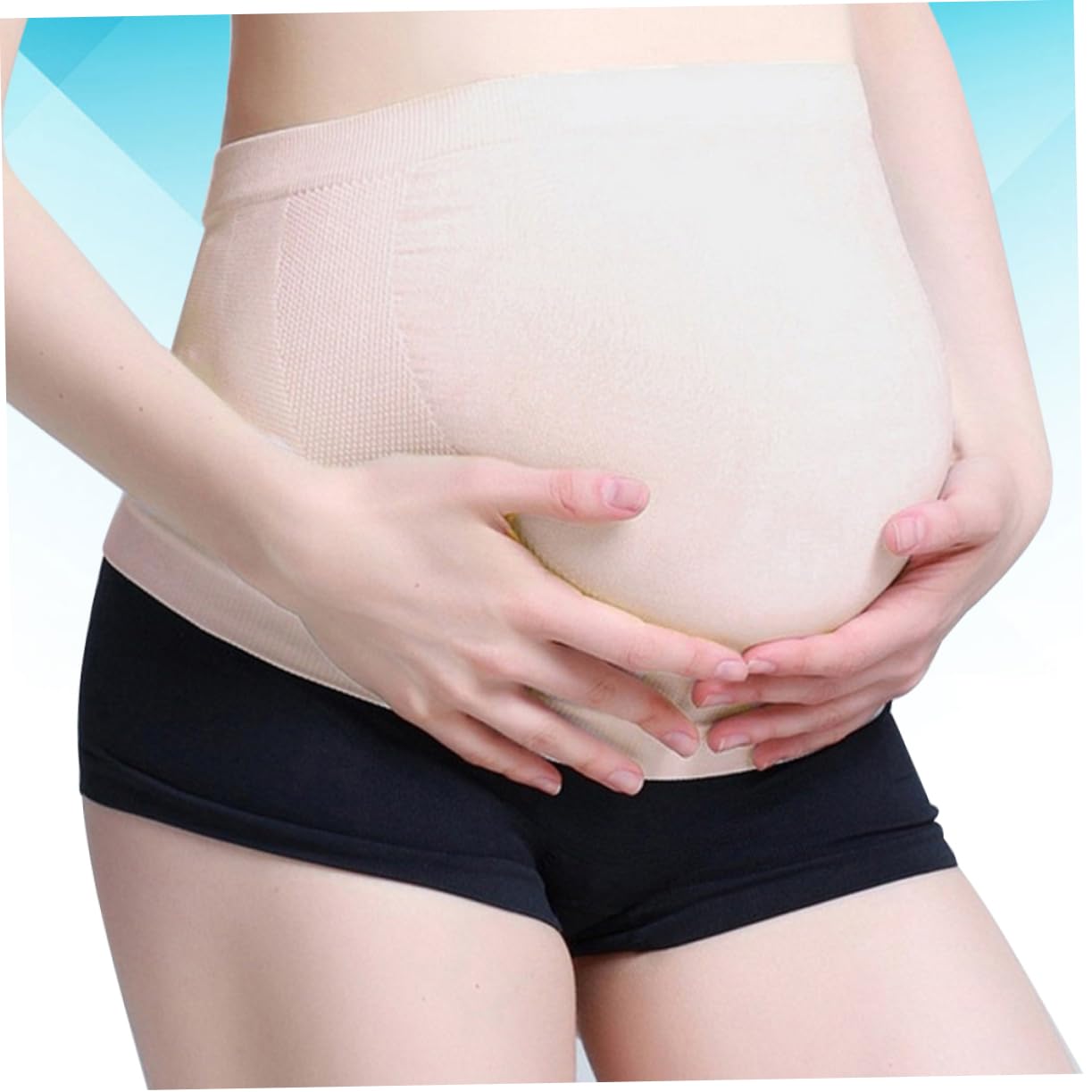 Pregnancy Support Band Breathable Maternity Corset for Back Belly Support Comfortable Skin Color Design Hipline for Pregnant Women