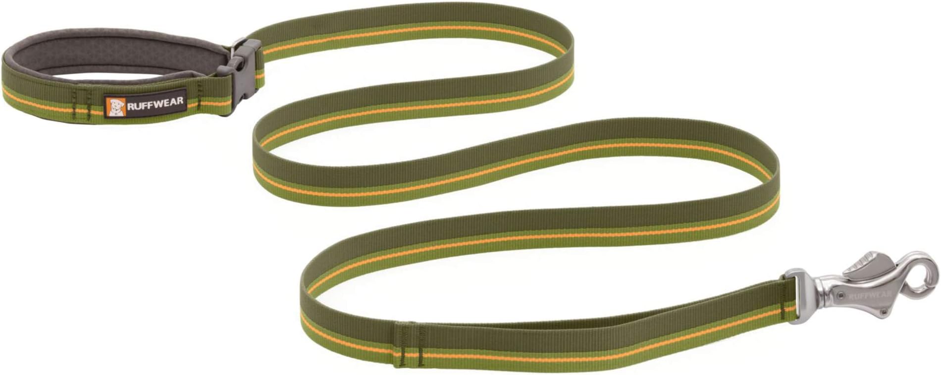 Ruffwear, Flat Out Dog Leash, Adjustable Lead with Padded Handle, Forest Horizon