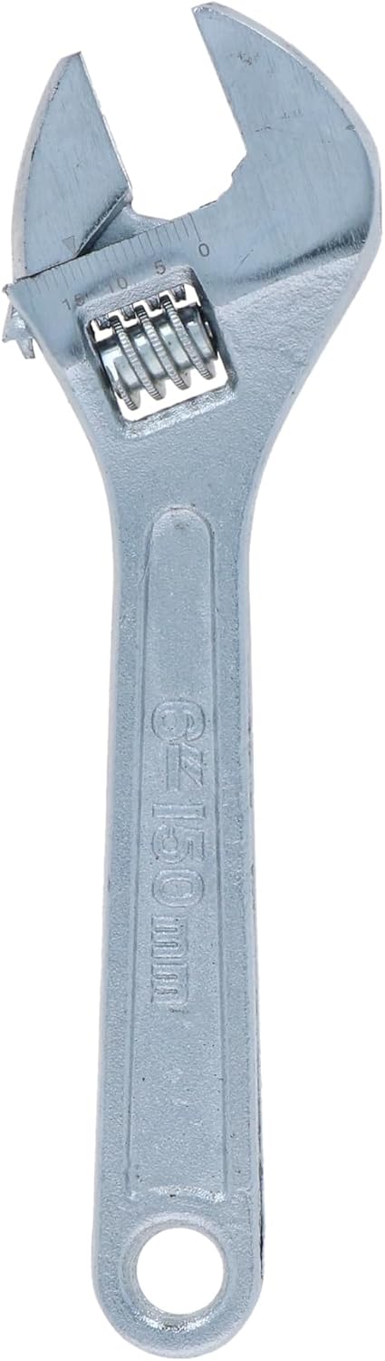 6" / 150mm Standard Adjustable Spanner Monkey Pipe Wrench Plumbers 0-19mm