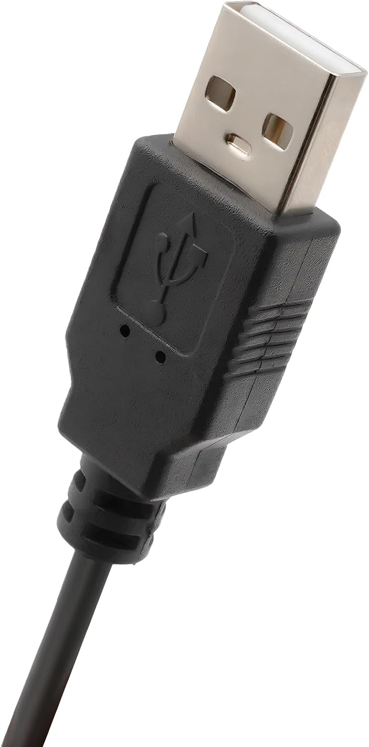 Replacement USB 2.0 to Mini USB 5-Pin Cable Suitable for Nikon, Canon, Sony, GoPro Hero 3/3+/4, Compatible with DSLR Cameras, External Devices, High-Speed Transfer & Charging, 59”