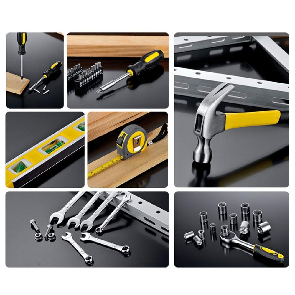 Juego de Utensilio Doméstico de 108 Piezas, Destornillador, Kit de Herramientas Manuales para Decoración, Mantenimiento está Hecho de Material de para Mayor Durabilidad, Puede